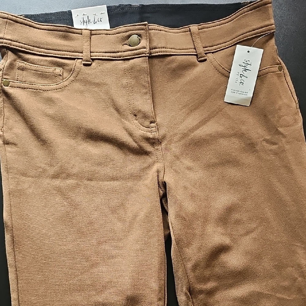 Style & Co Petite Tummy-Control Straight-Leg Jeans, Petite & Petite Short